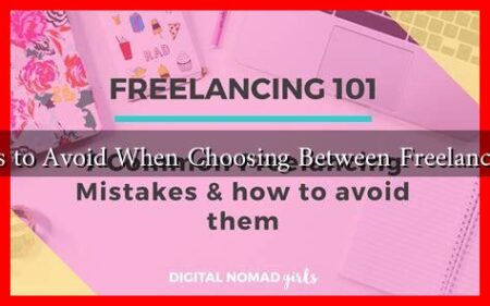 What Mistakes to Avoid When Choosing Between Freelancing and Salary