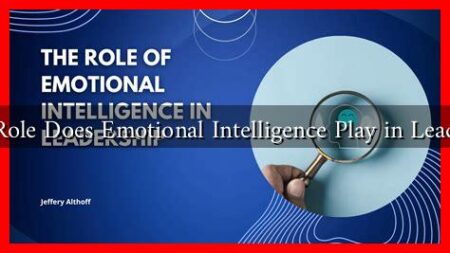 What Role Does Emotional Intelligence Play in Leadership