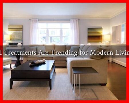 What Wall Treatments Are Trending for Modern Living Rooms?