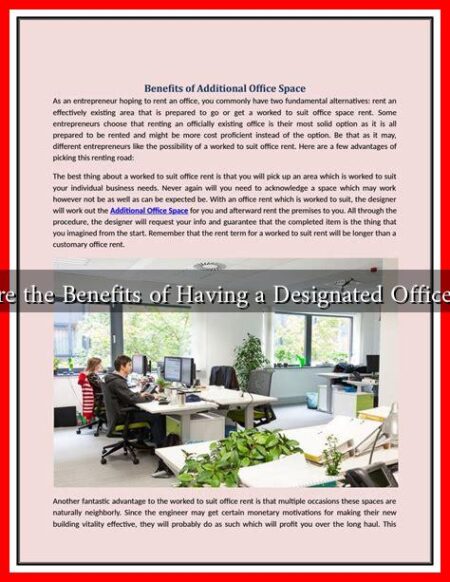What are the Benefits of Having a Designated Office Space?