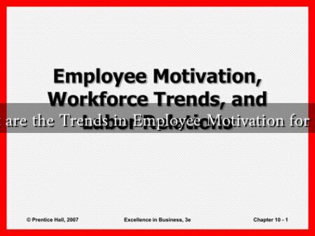What are the Trends in Employee Motivation for 2025