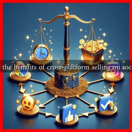 What are the benefits of cross-platform selling on social media