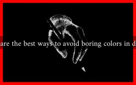 What are the best ways to avoid boring colors in design?