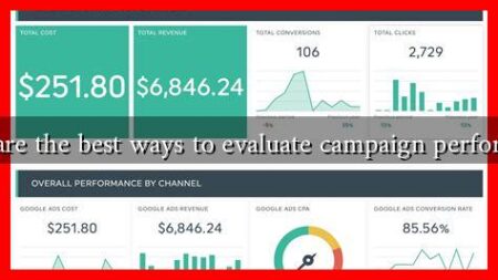What are the best ways to evaluate campaign performance