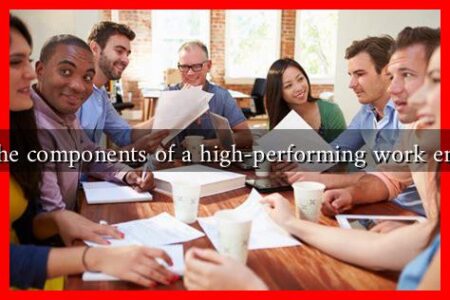 What are the components of a high-performing work environment