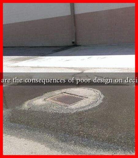 What are the consequences of poor design on decisions?