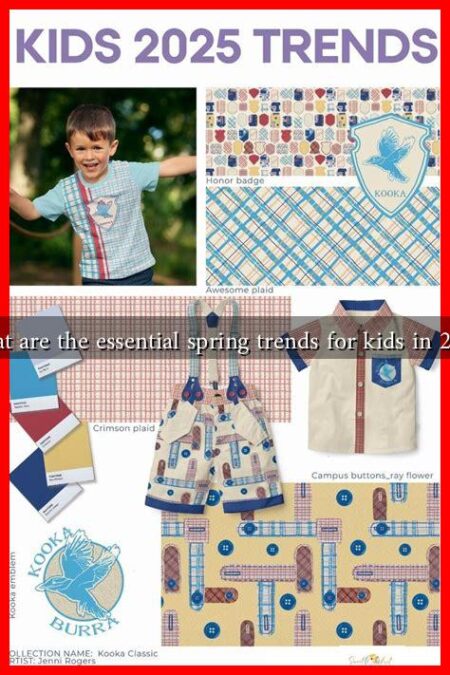 What are the essential spring trends for kids in 2025
