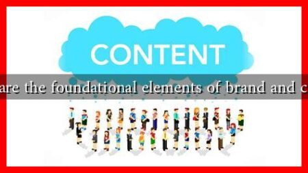 What are the foundational elements of brand and content
