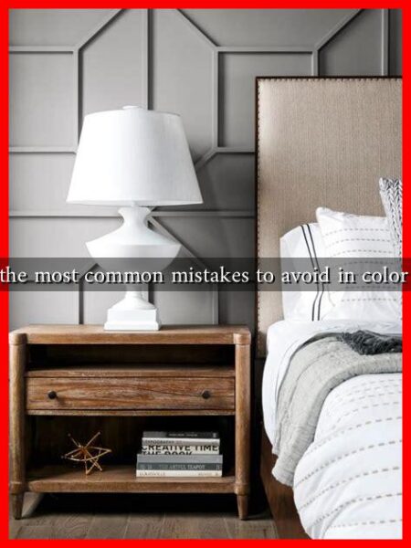 What are the most common mistakes to avoid in color selection?