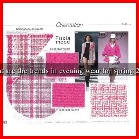 What are the trends in evening wear for spring 2025 What are the trends in evening wear for spring 2025