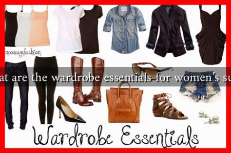 What are the wardrobe essentials for women's suits?