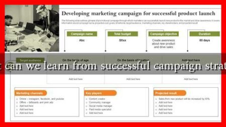 What can we learn from successful campaign strategies