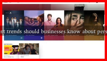 What current trends should businesses know about personalization