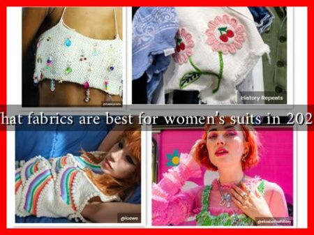 What fabrics are best for women's suits in 2023?