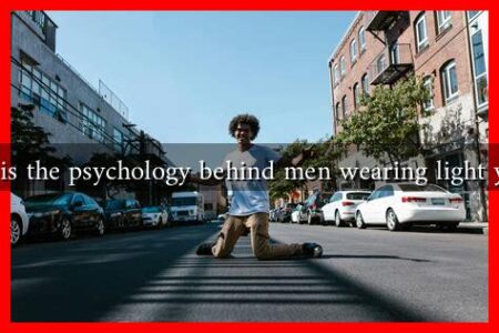 What is the psychology behind men wearing light yellow