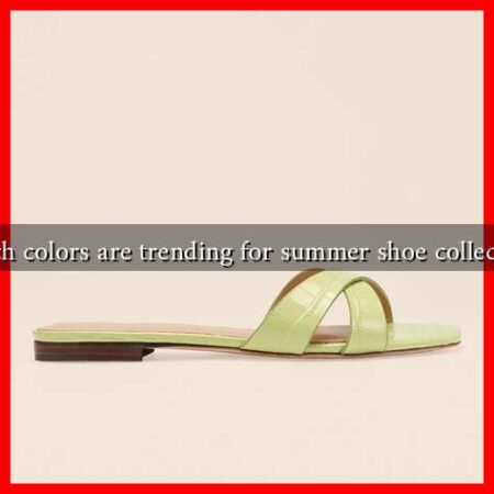 Which colors are trending for summer shoe collections
