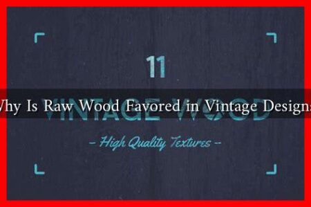 Why Is Raw Wood Favored in Vintage Designs?