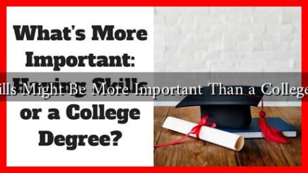 Why Skills Might Be More Important Than a College Degree