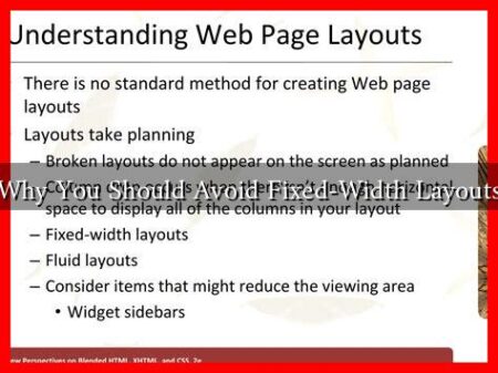 Why You Should Avoid Fixed-Width Layouts