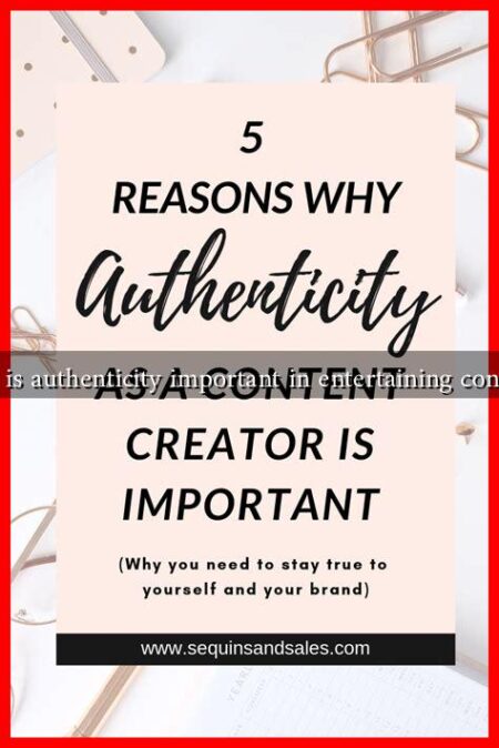 Why is authenticity important in entertaining content?