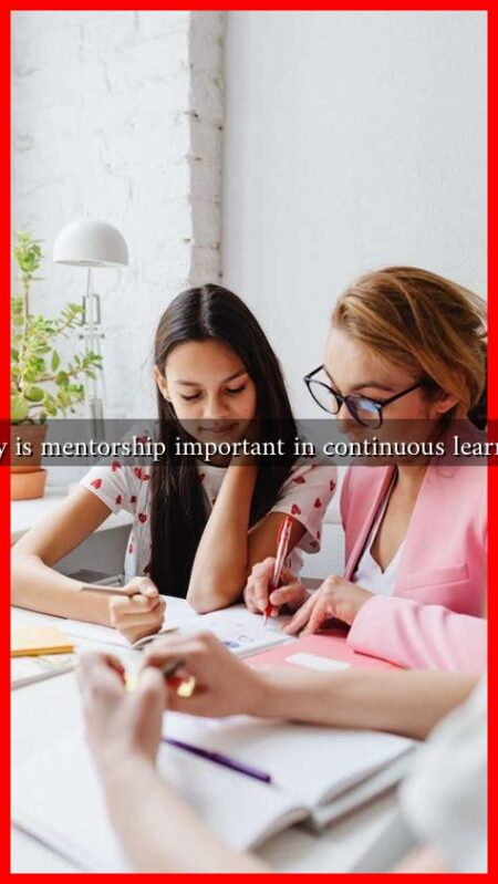 Why is mentorship important in continuous learning Why is mentorship important in continuous learning